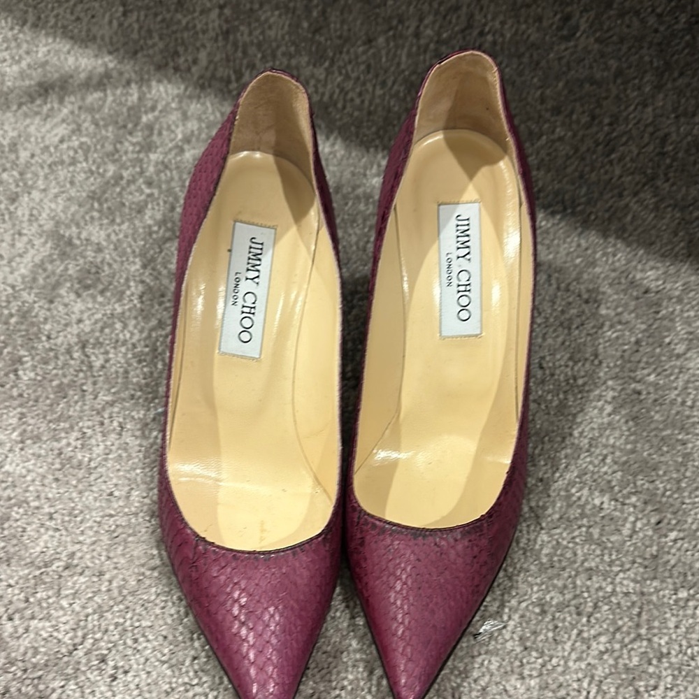 Jimmy Choo Pink Heels Elegant Design